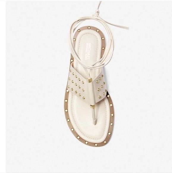🔹️🥳 Host pick 🥳🔹️Michael Kors Jagger Flat Sandal NEW NO BOX SIZE 8 - Picture 2 of 4